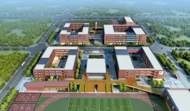 Sketchup School Model | Multi story School, Campus Educational Architecture, Modern Style