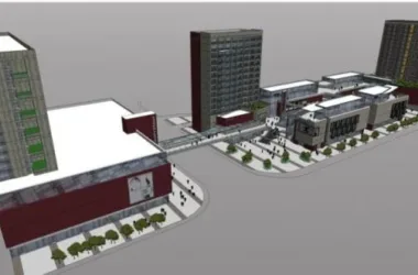 Modern Multi-Story Commercial Complex Designed in SketchUp-BIM WORLD