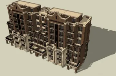 SketchUp Residential Design | Multi-Story Classical Style Home Model-BIM WORLD