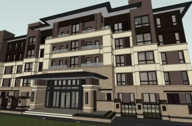 SketchUp Residential Design: Modern Multi-Story Home with Garden-BIM WORLD