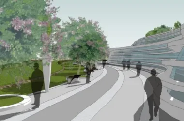 Modern Clubhouse Landscape Design in SketchUp-BIM WORLD