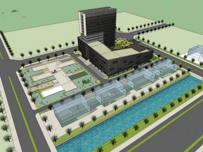 Sketchup Office Model | High rise Office Building, Modern Style
