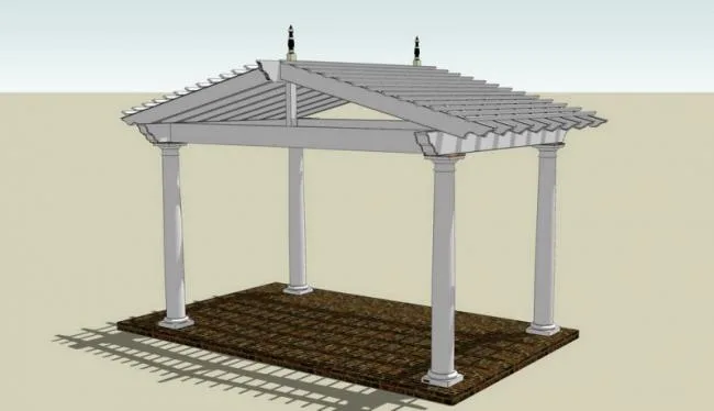 SketchUp Materials for Flowers, Frames, Pavilions, and Landscapes