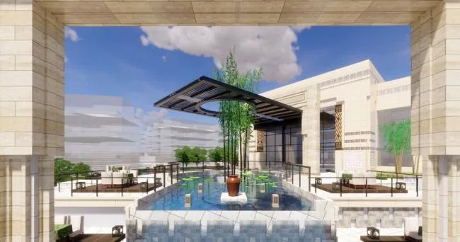 Sketchup Business Model | Multi story Commercial Club, Neoclassical Style