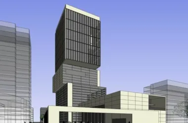 Modern Multi-Story Hospital Model in SketchUp-BIM WORLD