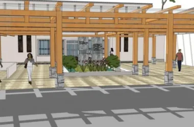 SketchUp Landscape Model: Poetry Corridor in New Chinese Style-BIM WORLD