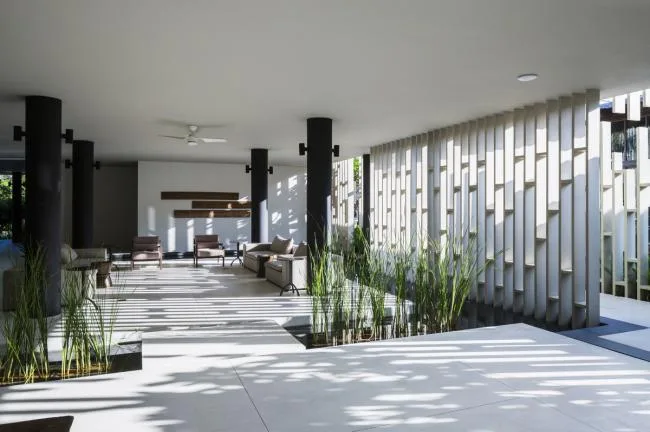 BIM Architecture | The Light and Shadow Space Pouring Down from Qianxun Jungle Waterfall: Naman Hot Spring Club/MIA Design Studio