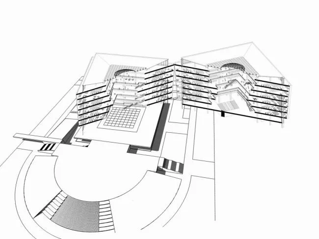 BIM Architecture | A 'Big Red Lantern' on the Woye Plain: Chengdu New Year's Eve Study New Collection Library/China Southwest Architectural Design and Research Institute