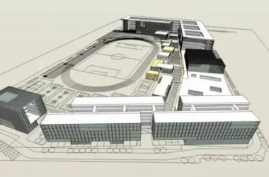Modern Multi-Story School Campus Design | Educational Architecture in SketchUp-BIM WORLD