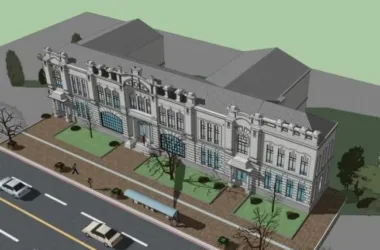 European Classical Multi-Story Kindergarten and Primary School Model in SketchUp-BIM WORLD