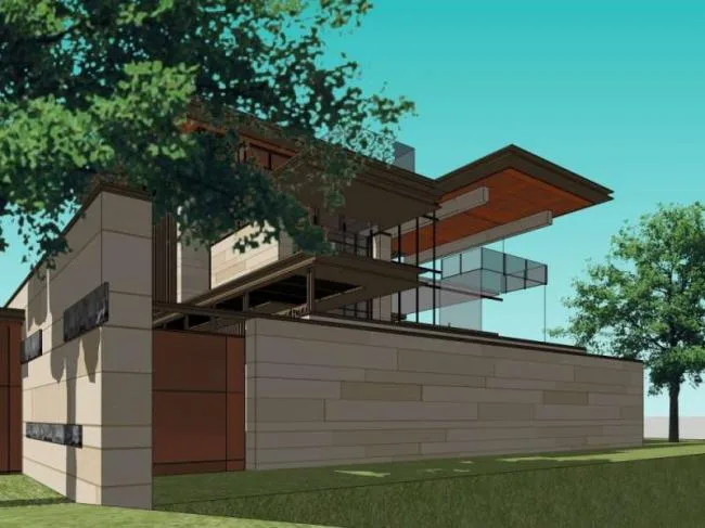 Sketchup Villa Model | Solo Villa, Modern Chinese Style