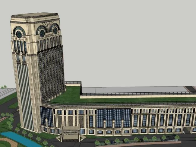 Sketchup Office Model | High rise Office Building, Modern Style