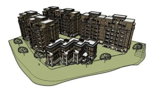 Sketchup Residential Model | Multi story Residence, Classical Style