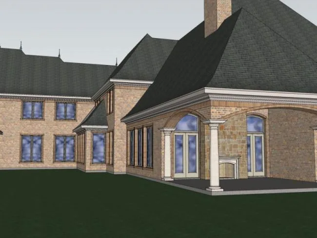 Sketchup Residential Model | Multi story Residence, Residential Building, Classical Style, European Style