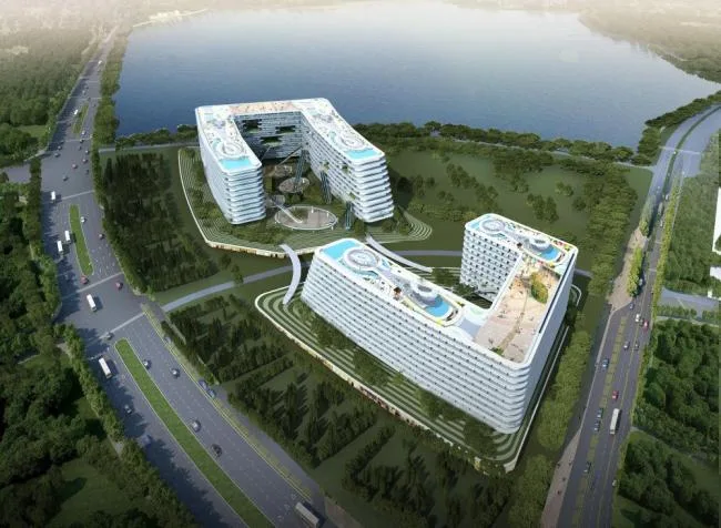 Sketchup Hotel Model | High rise Commercial Hotel, Modern Style