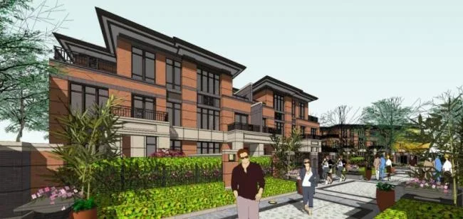 Sketchup Villa Model | Twin Villa, Modern Style