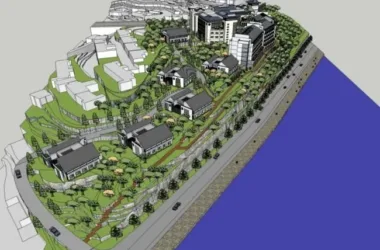 Modern Chinese Style Stacked Villa and Multi-Story Hotel SketchUp Model-BIM WORLD