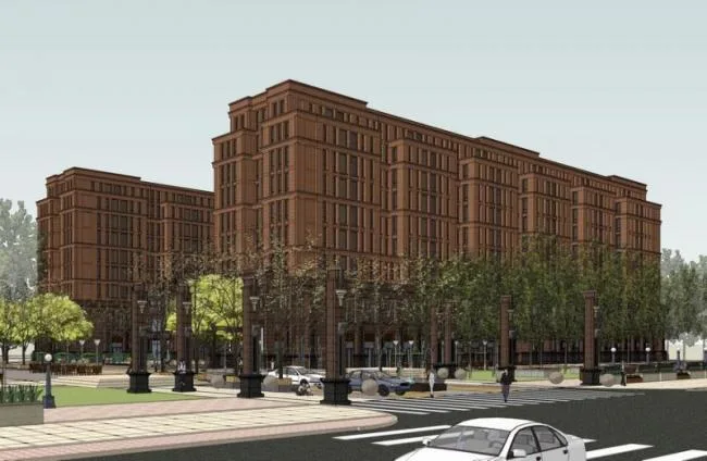 Sketchup Residential Model | Multi story Apartment, Classical Style, Residential Building