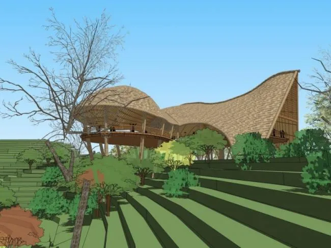 Sketchup Landscape Model | Observatory Landscape, Modern Style