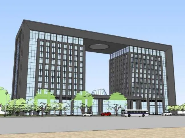Sketchup Office Model | High rise Office Building, Modern Style