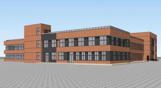 Sketchu Industrial Building | Multi story Building, Modern Style, Industrial Architecture