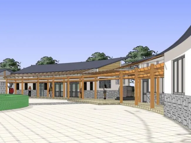 Sketchup Landscape Model | Public Landscape, Modern Style
