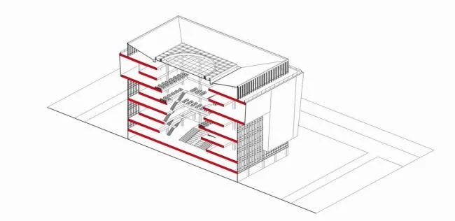 BIM Architecture | A 'Big Red Lantern' on the Woye Plain: Chengdu New Year's Eve Study New Collection Library/China Southwest Architectural Design and Research Institute