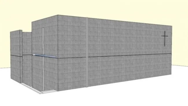 Sketchup Cultural Model | Church of Light, Modern Style, Cultural Architecture, Tadao Ando