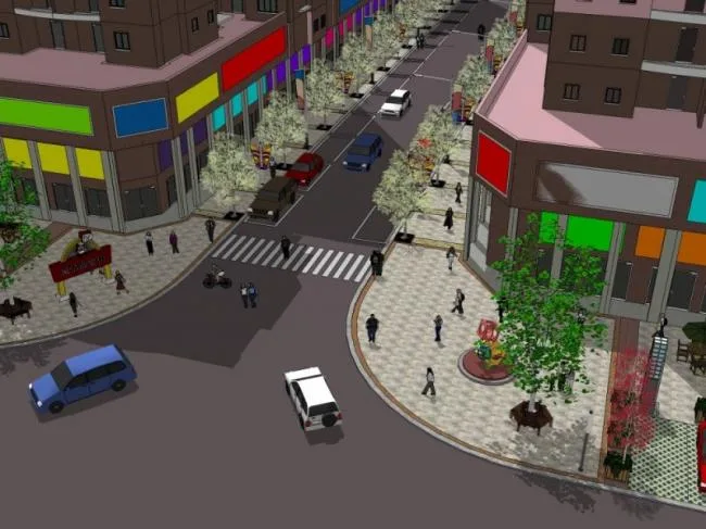SketchUp Landscape Models: Community, Residential, and Modern Designs