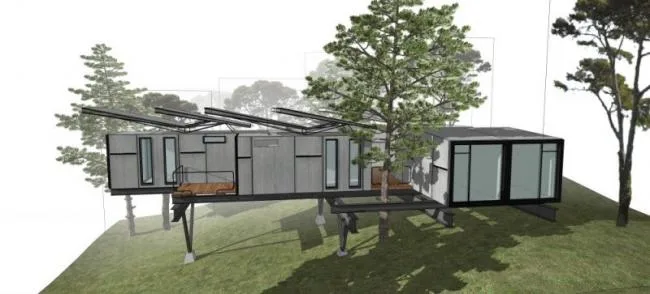Sketchup Villa Model | Solo Villa, Modern Style