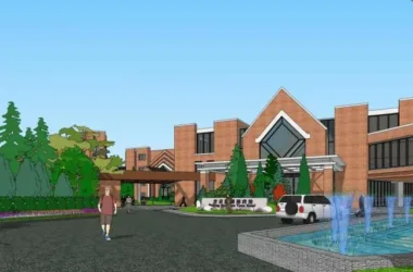 Modern Multi-Story Guesthouse and Hotel Model in SketchUp-BIM WORLD
