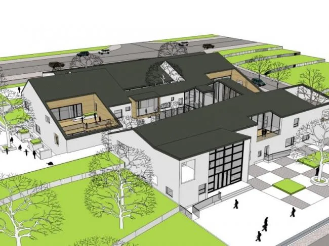 Sketchup School Model | Kindergarten, Campus Educational Architecture, Modern Style