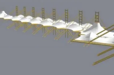 SketchUp Material Model: Stretch Film Landscape Texture Component-BIM WORLD