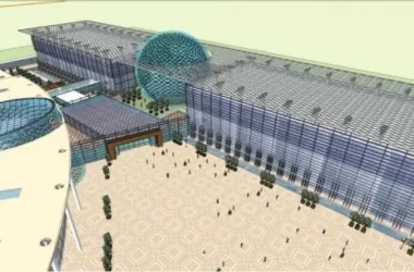 SketchUp Hotel Model: Suqian Conference Center with Multi-Story Hotel and Modern Office Design-BIM WORLD