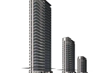 Modern High-Rise Residential Buildings in SketchUp: Contemporary Design Models-BIM WORLD