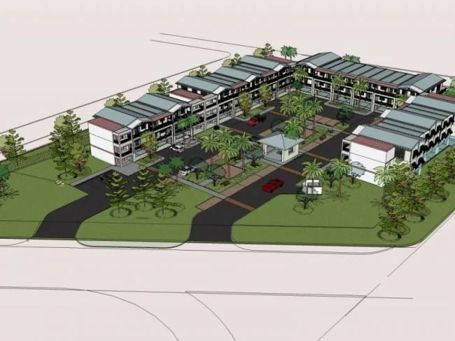 Modern Multi-Story Residential Model in SketchUp