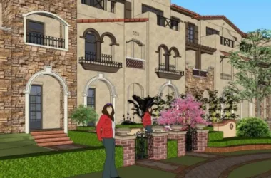 SketchUp Landscape Models: Courtyard, Residential, and Classical Styles-BIM WORLD