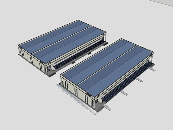 Sketchu Industrial Building | Multi story Logistics Warehouse, Industrial Factory Building, Modern Style