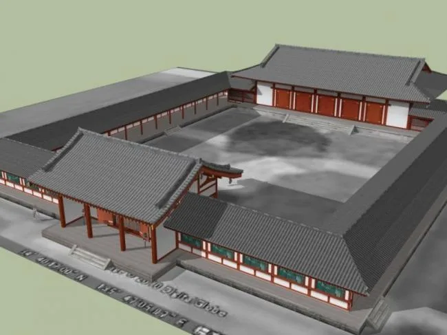 Sketchup Ancient Architecture Model | Multi story Ancient Architecture, Chinese Style