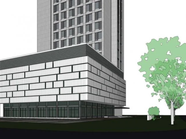 Sketchup Hotel Model | High rise Hotel, Modern Style