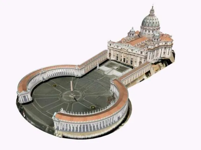 Sketchup Cultural Model | Multi story Church, Cultural Architecture, Religion, Classical Style