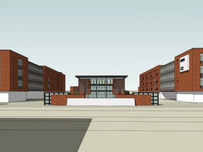 Sketchup School Model | Multi story School, Campus Educational Architecture, Modern Style