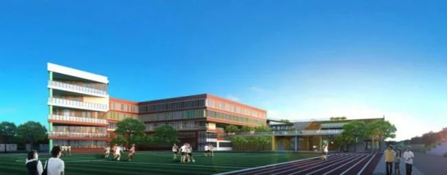 Sketchup School Model | Multi story School, Campus Educational Architecture, Modern Style