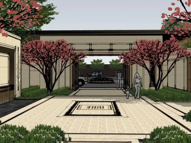 Sketchup Business Model | Multi story Sales Office, Modern Style
