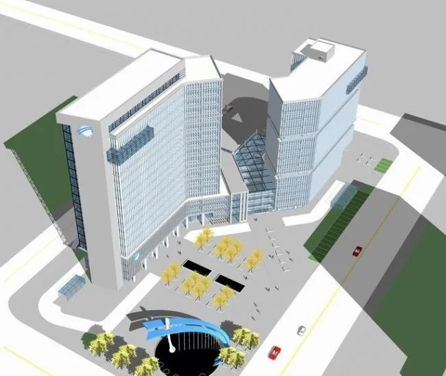 Sketchup Office Model | High rise Office Building, Modern Style