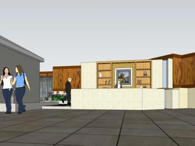 Sketchup Landscape Model | Roof Garden Landscape, Modern Style