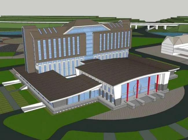 Sketchup Office Model | Government Office Building, High Rise Office Building, Classical Style