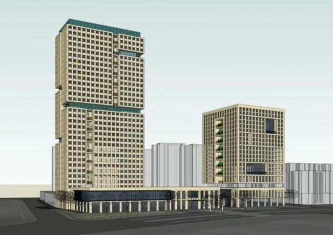 Sketchup Office Model | High rise Office Building, Modern Style