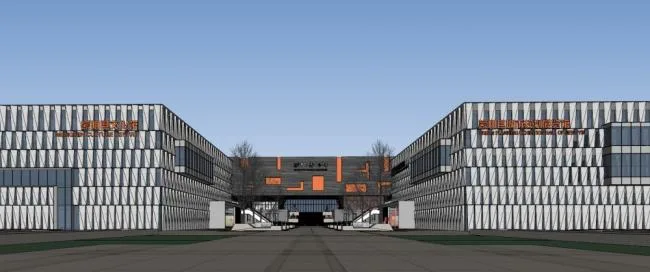 Sketchup Cultural Model | Multi story Museum, Modern Style, Cultural Architecture