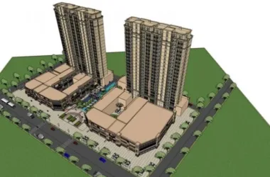 SketchUp Model of a Classical-Style High-Rise Residential Building with Ground-Floor Retail-BIM WORLD